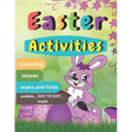 Easter Activities: Easter book with coloring, mazes, sudoku, DOT TO DOT, math, and drawing for children - Easter gift for children