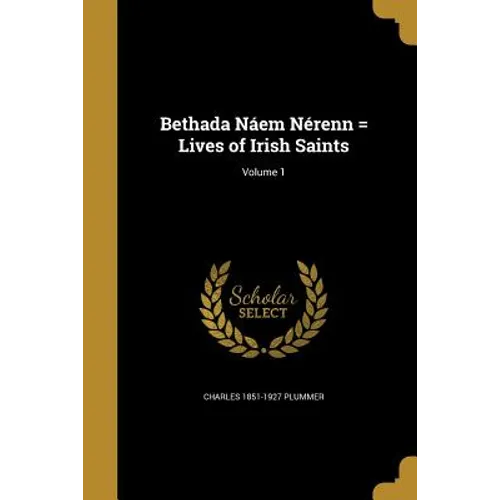 Bethada Náem Nérenn = Lives of Irish Saints; Volume 1