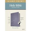 KJV Personal Size Giant Print Bible, Filament Enabled Edition (Leatherlike, Peony Lavender, Indexed)