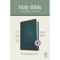 NLT Thinline Reference Bible, Filament Enabled Edition (Red Letter, Leatherlike, Teal Blue, Indexed)