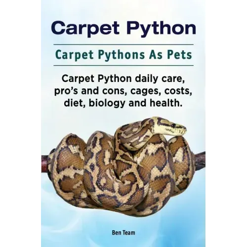 Carpet Python. Carpet Pythons As Pets. Carpet Python daily care, pro's and cons, cages, costs, diet, biology and health.