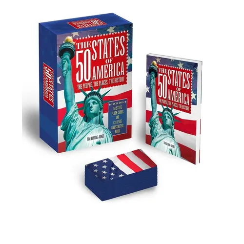 The 50 States of America Book & Card Deck: The People, the Places, the History