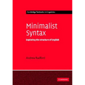 Minimalist Syntax