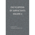 Encyclopedia of Surfactants Volume 4