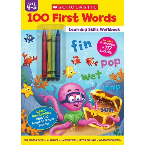 100 First Words Learning Skills Workbook
