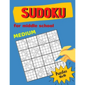 Medium Sudoku For Middle School Puzzles 16x16: Math riddles book for Teens, smart gifts for Boy & Girl, worksheet and answer key one puzzle per page