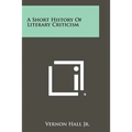 A Short History of Literary Criticism