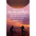 General Worship Bulletin: Let Us Love (Package of 100): 1 John 4:7 (Kjv)
