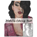 MakeUp Coloring Book: Makeup Face Charts 100 Pages " 8 x 10" 50 Beautiful women faces to Coloring for make up lovers