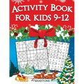 Activity Book for Kids 9-12: 200 Fun Sudoku Puzzles and Word Search for Kids with Solutions - Large Print - Christmas Edition