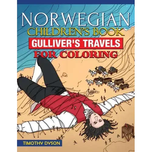 Norwegian Children's Book: Gulliver's Travels for Coloring
