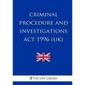 Criminal Procedure and Investigations Act 1996