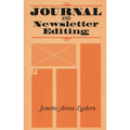 Journal and Newsletter Editing