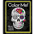 Color Me! - Adult Coloring Book (Skull Cover - Includes a Variety of Images): - Relax - Color - Create