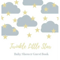 Baby shower guest book (Hardcover): comments book, baby shower party decor, baby naming day guest book, advice for parents sign in book, baby shower p