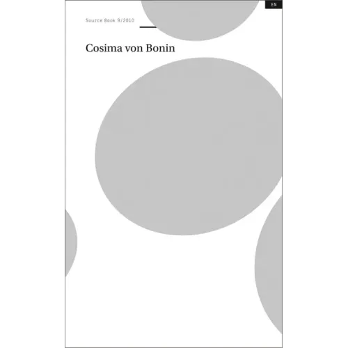 Cosima Von Bonin: Source Book 9