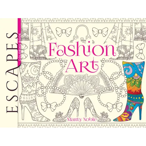 Escapes Fashion Art Coloring Book