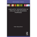Linguistic Description in English for Academic Purposes