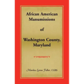 African American Manumissions of Washington County, Maryland
