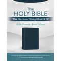 The Holy Bible: The Barbour Simplified KJV Bible Promise Book Edition [Navy Cross]: A Carefully Updated Edition of the Time-Tested King James Version