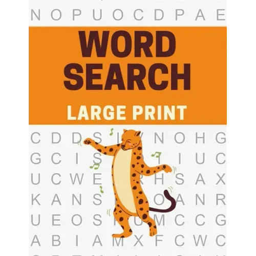 Large Print Word Search: Large Printed Word Searches for Elderly