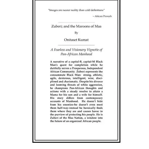 Zuberi; and the Maroons of Maa