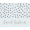 Happy 16th Birthday Guest Book (Landscape Hardcover): Sweet Sixteen Guest book, party and birthday celebrations decor, memory book, 16th birthday, hap