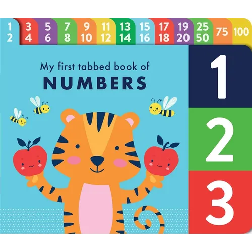 123: My First Tabbed Book of Numbers: Board Book with Colorful Tabs