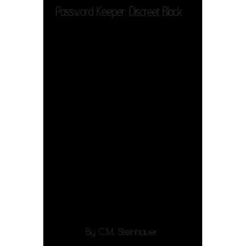 Password Keeper: Discreet Black