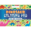 Dinosaur Coloring Pad: With Over 250 Amazing Stickers!