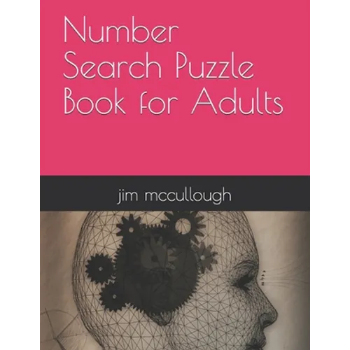 Number Search Puzzle Book for Adults