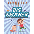Promoted To Big Brother: Activity Coloring Book for Big Brother Ages 2-4 with Mazes Tracing Shapes Letter and Numbers. Kids Gift Workbook for Boys