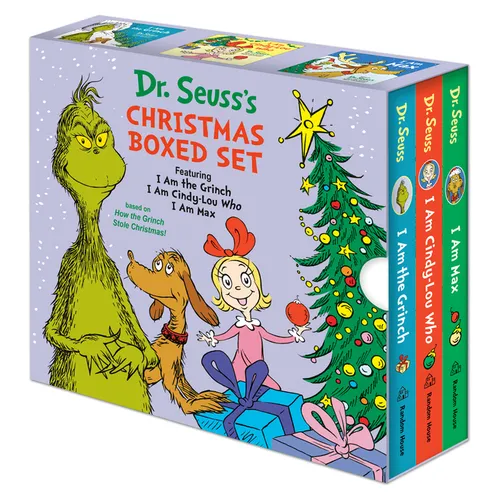 Dr. Seuss's Christmas 3-Book Boxed Set: I Am the Grinch, I Am Cindy-Lou Who; I Am Max: Based on How the Grinch Stole Christmas