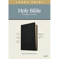 KJV Large Print Thinline Reference Bible, Filament Enabled Edition (Red Letter, Genuine Leather, Black)