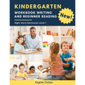 Kindergarten Workbook Writing And Beginner Reading Sight Word Sentences Level 1 English Italian: 100 Easy readers cvc phonics spelling readiness handw