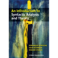 Introduction to Syntactic Anal