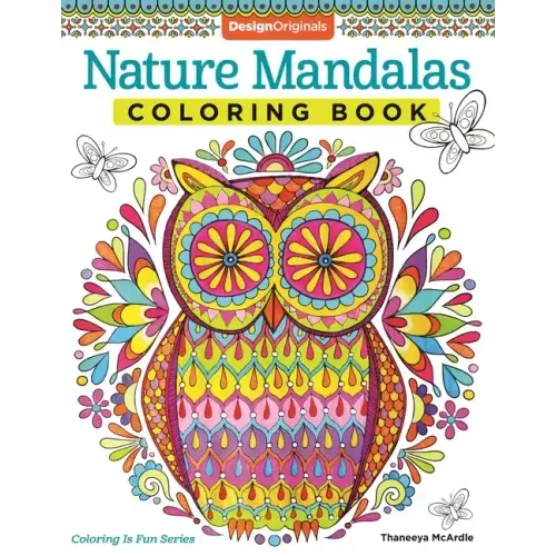 Nature Mandalas Coloring Book
