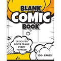 Blank Comic Book (Yellow): 8.5"x11" 100+ Pages of Blank Panels to Create Your Own Comic! Different Frames on Every Spread; Space for Covers Every 10 P