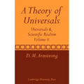 A Theory of Universals: Volume 2: Universals and Scientific Realism