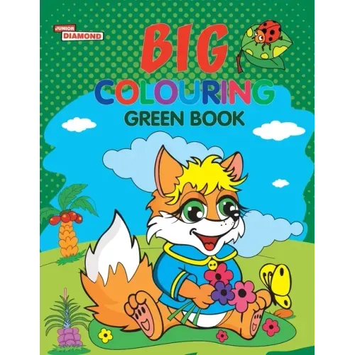 Big Colouring Green Book for 5 to 9 years Old Kids Fun Activity and Colouring Book for Children