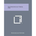 The Rosicrucian Forum, 1932