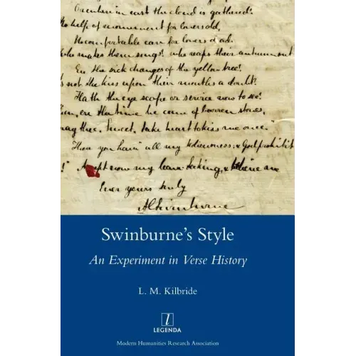 Swinburne's Style: An Experiment in Verse History