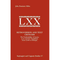 Retroversion and Text Criticism: The Predictability of Syntax in an Ancient Translation from Greek to Ethiopic