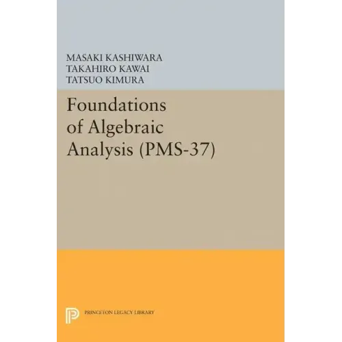 Foundations of Algebraic Analysis