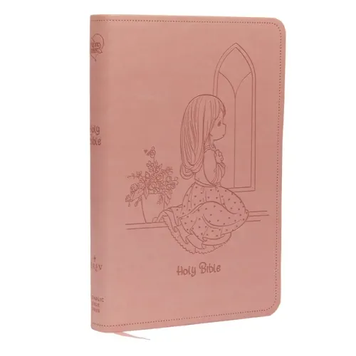Nrsvce, Precious Moments Bible, Pink, Leathersoft, Comfort Print: Holy Bible