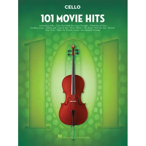 101 Movie Hits for Cello