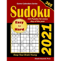 2021 Sudoku: 365 Easy to Hard Puzzles for Every Day of the Year: Keep Your Brain Young