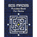 Big Mazes Puzzles Book For Adults: Challenge and Fun for your Brain, Star Mazes, Double Mazes, Quad Mazes Level Mazes Books for Beginner to Expert, Mi