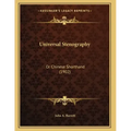 Universal Stenography: Or Chinese Shorthand (1902)