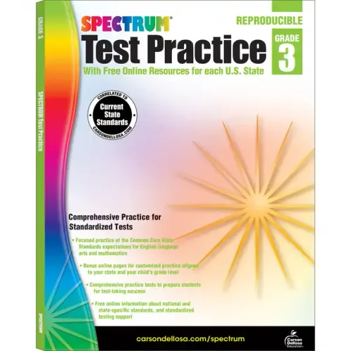 Spectrum Test Practice, Grade 3: Volume 63